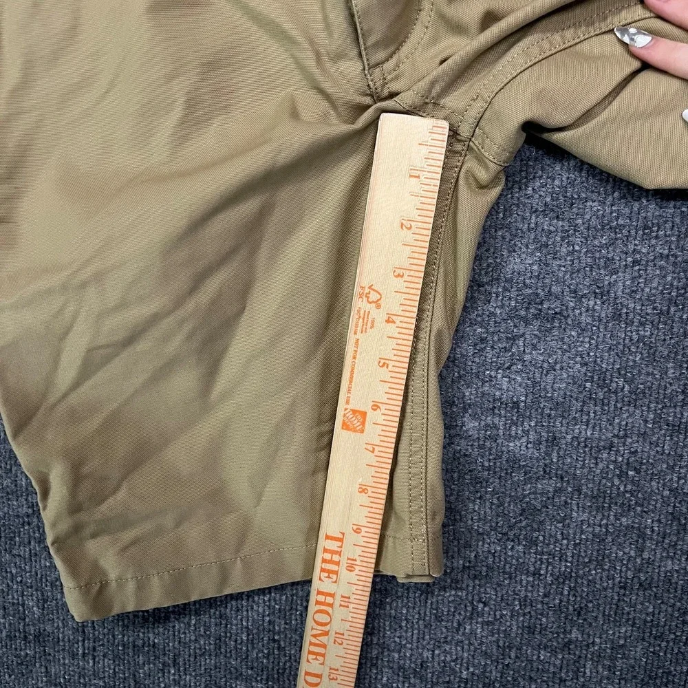 Carhartt Rugged Relaxed Fit Shorts Men's Beige Khaki Utility Workwear Size 33